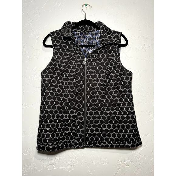NWT Christopher & Banks reversible quilted vest womens small gorpcore outdoor - Picture 8 of 10